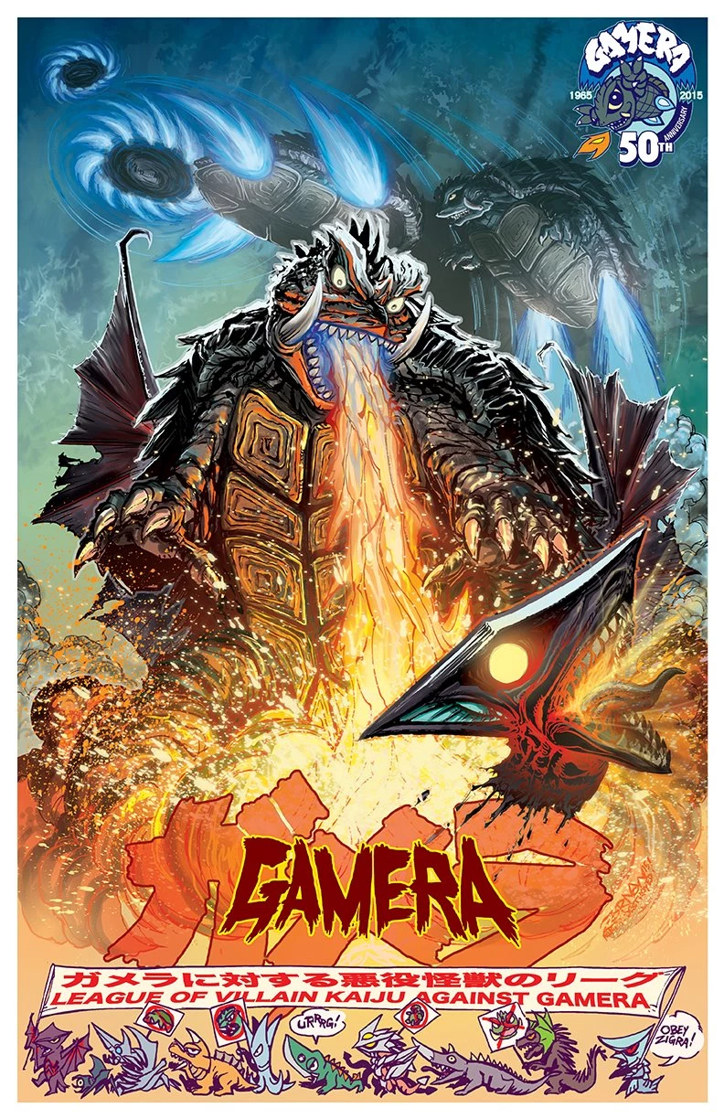 50 Years Of Gamera By KaijuSamurai On DeviantArt