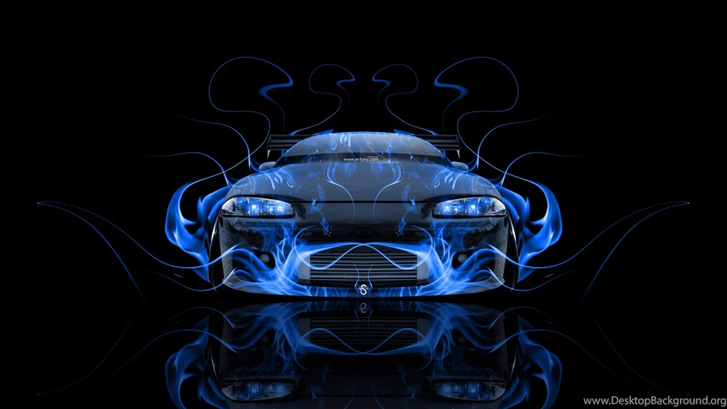 Mitsubishi Eclipse JDM Tuning Front Fire Car 2014 « El Tony