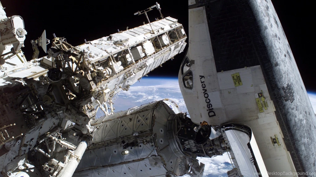 Discovery Shuttle Docked With The ISS   [1920 X 1080] : Wallpapers
