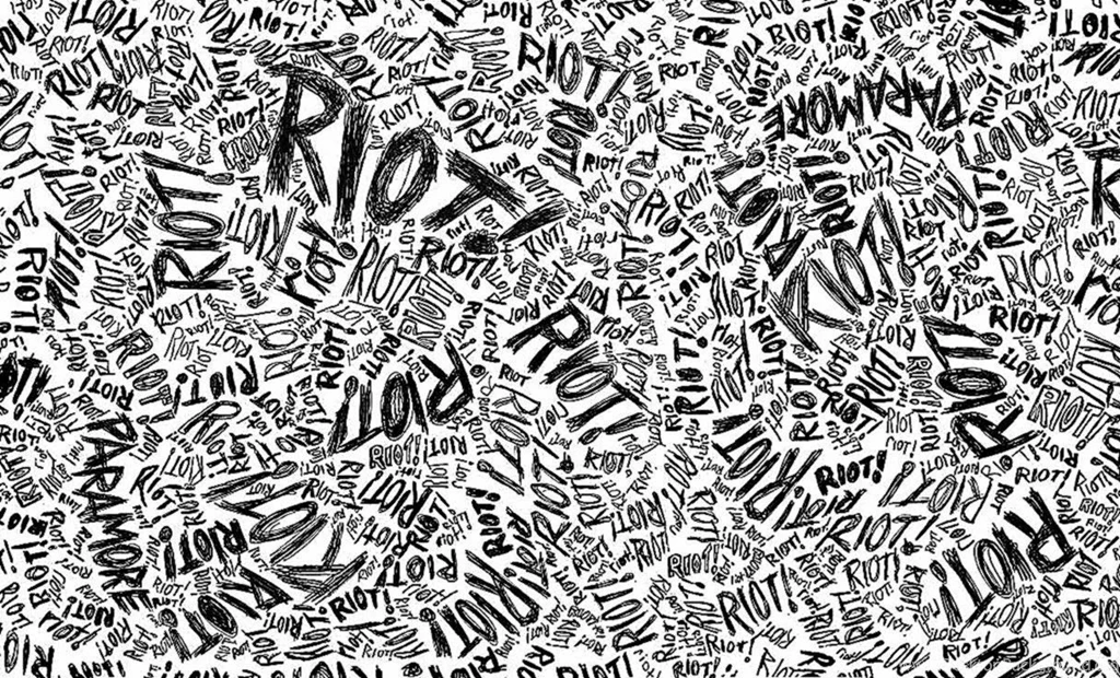 Paramore Typography Art Wallpapers