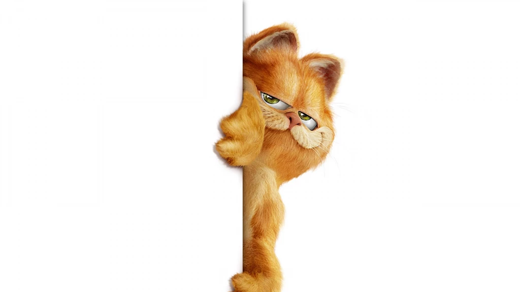 Download Wallpapers 3840x2160 Garfield, Cat, Peep Out 4K Ultra HD ...