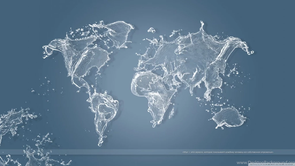 Water Map HD Desktop Wallpapers : Widescreen : High Definition : Mobile