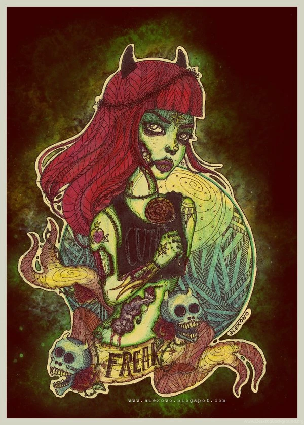 Zombie Girl By Alexowo On DeviantArt