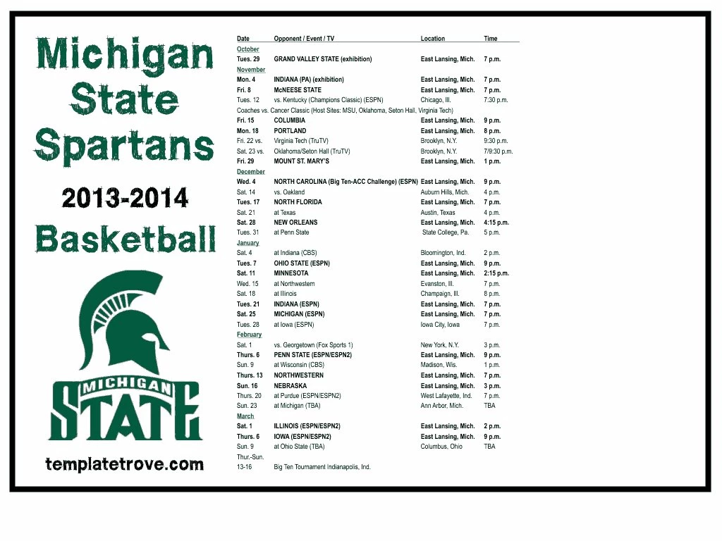 2013 2014 College Basketball Desktop Wallpapers Schedules