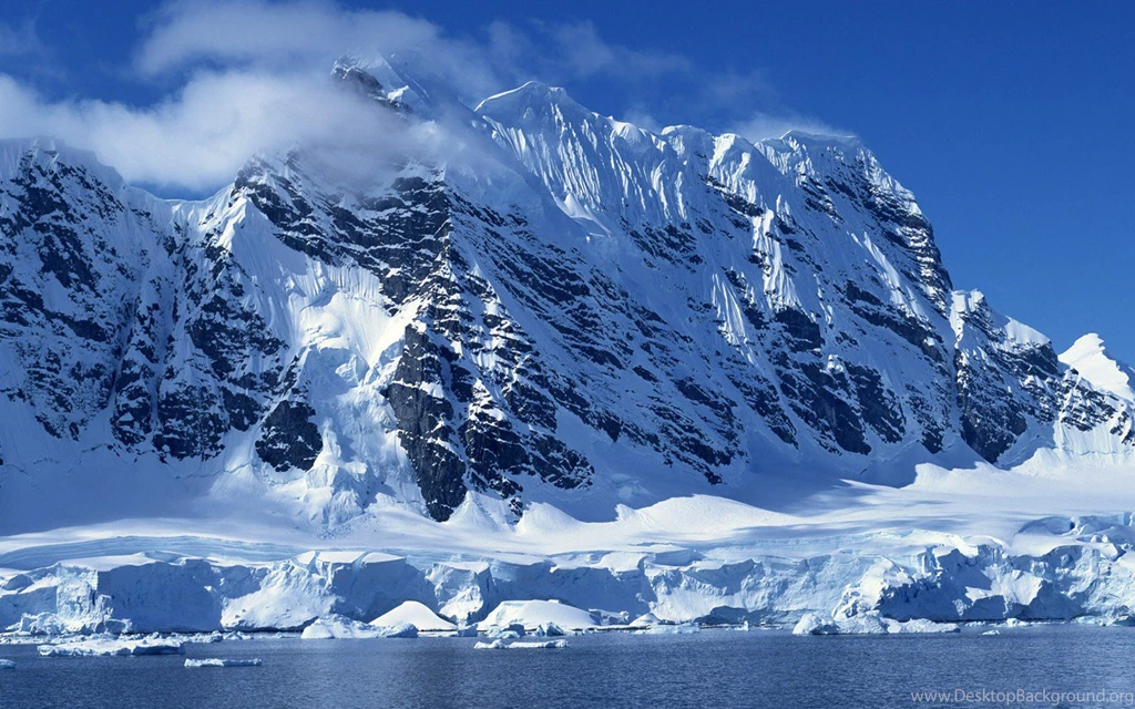 Snow Covered Mountains Beautiful View (1440x900) : Wallpapers