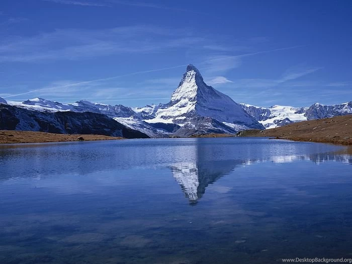 Beautiful Mountians, Snow Capped Mountain Peaks Wallcoo.net
