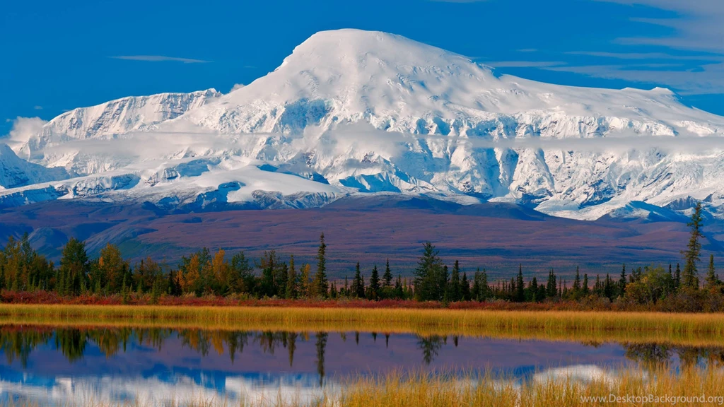 Download Wallpapers 3840x2160 Mountain, Snow covered, Top, Autumn ...