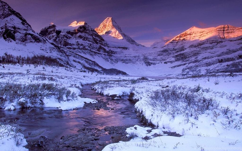 Snow Covered Mountains Wallpapers