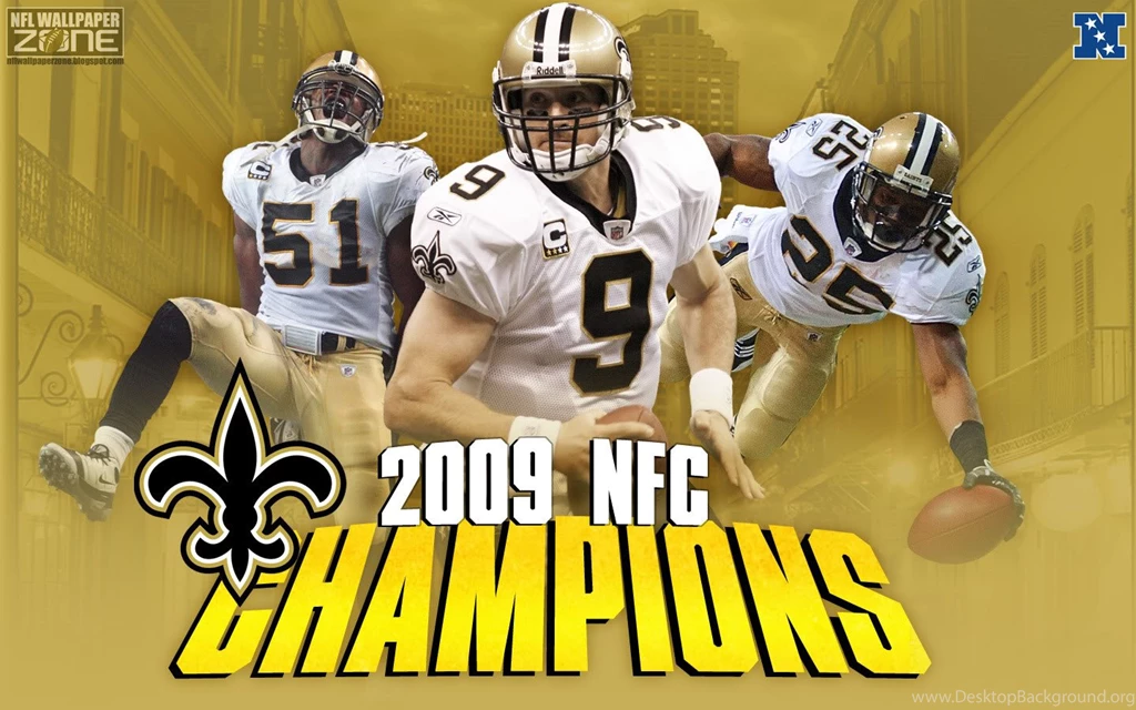 NFL Wallpapers Zone: Saints 2009 NFC Champions Wallpapers   New ...