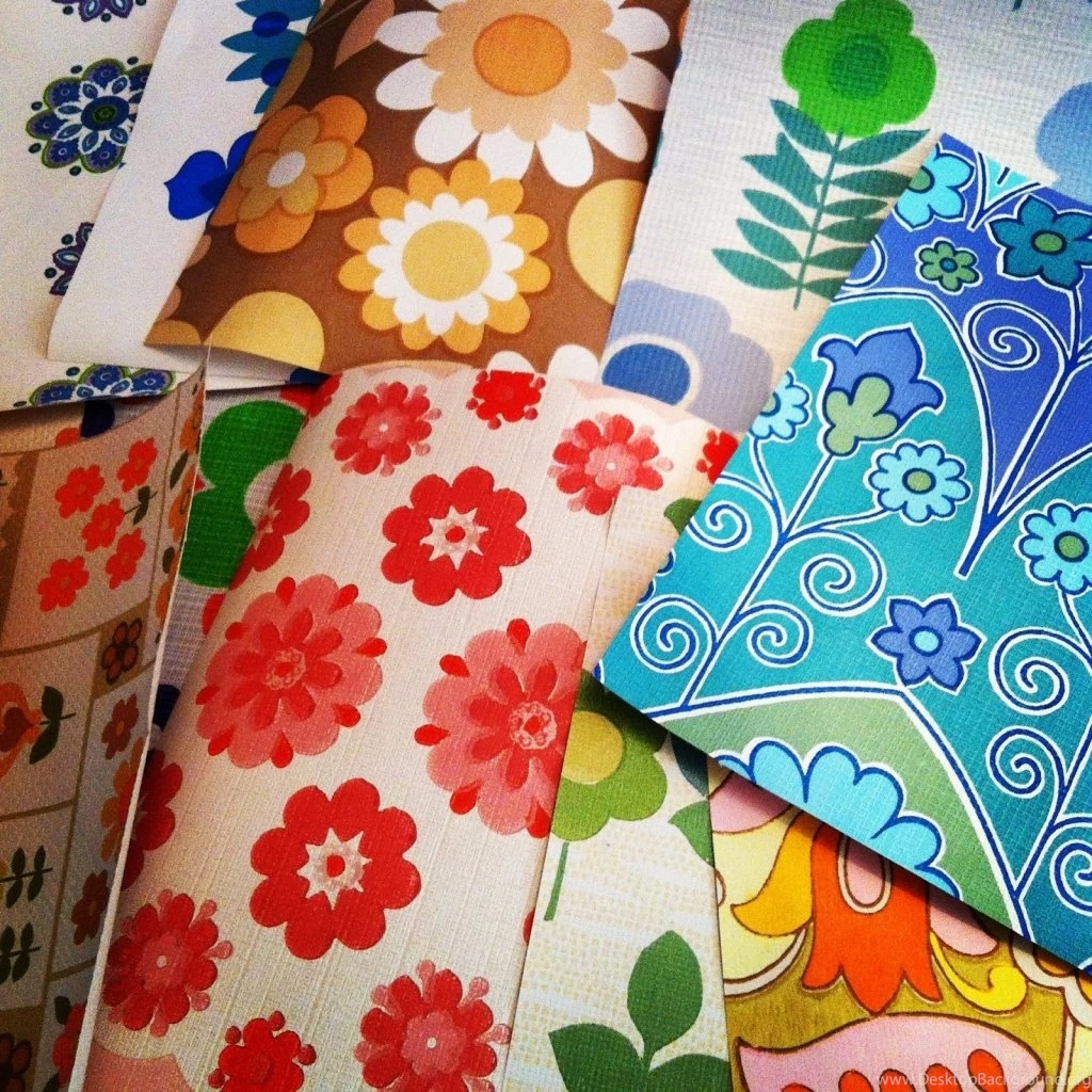 Vintage Wallpapers Scraps Collection