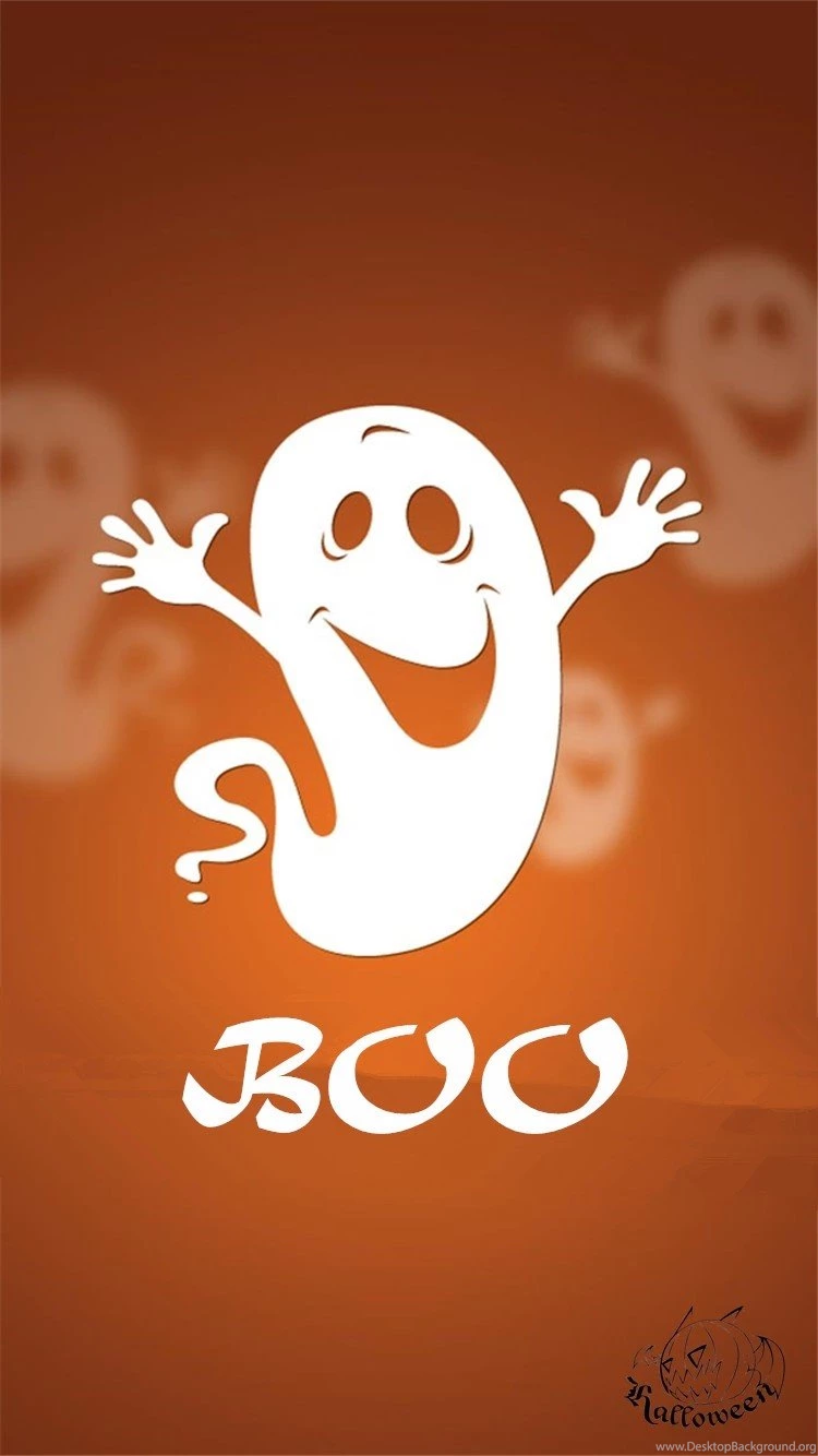 2015 Cute Happy Halloween Boo Ghost iPhone 6 Wallpapers Cute ...