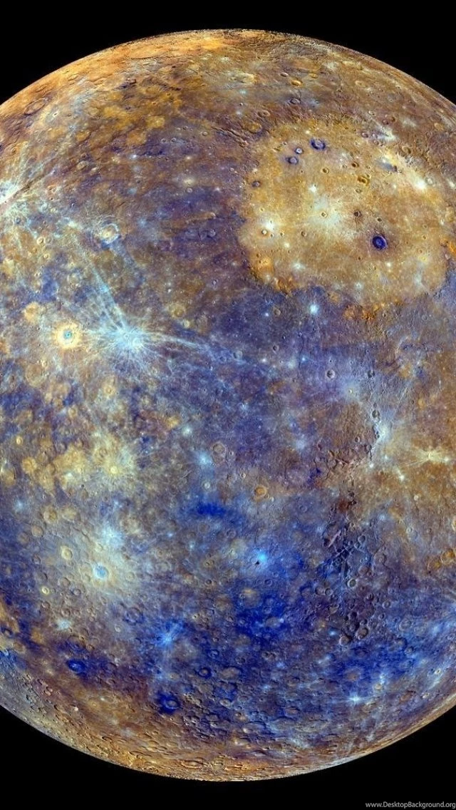 Download Wallpapers 640x1136 Planet, Mercury, Space, Shine iPhone ...