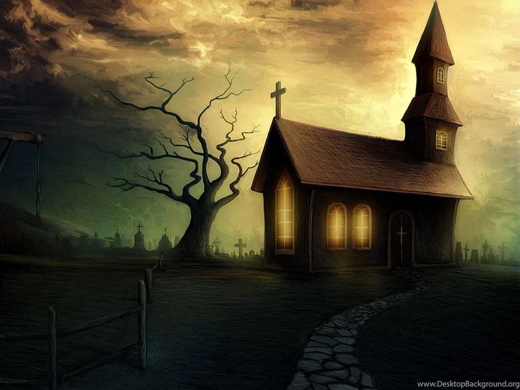 My Free Wallpapers Fantasy Wallpapers : Spooky House