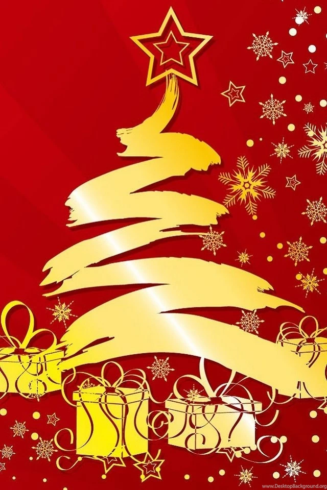 Awesome My Iphone Wallpapers Hd Christmas Tree Red