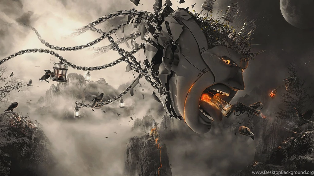 Dark Digital Art Wallpapers Desktop Backgrounds Uncalke.com
