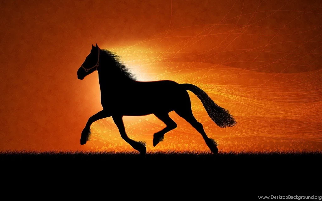 Desktop Wallpapers · Gallery · Windows 7 · Running Horses