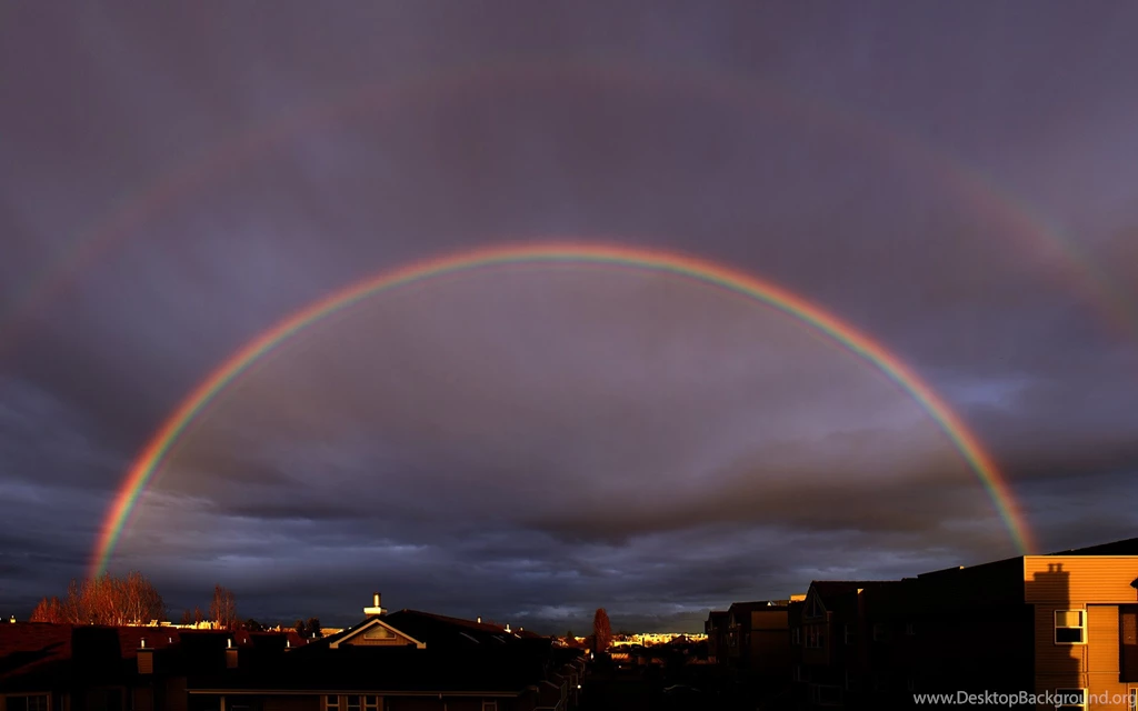 Double Rainbow Images