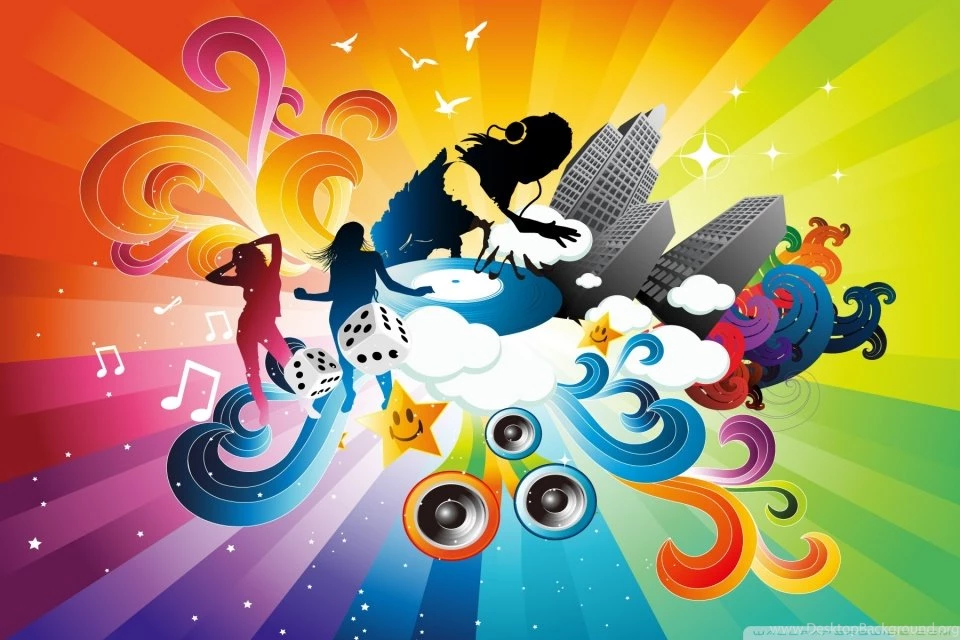 DJ Mixing Cartoon HD Desktop Wallpapers : High Definition ...