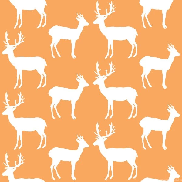 Deer Print Removable Wallpapers For Nursery