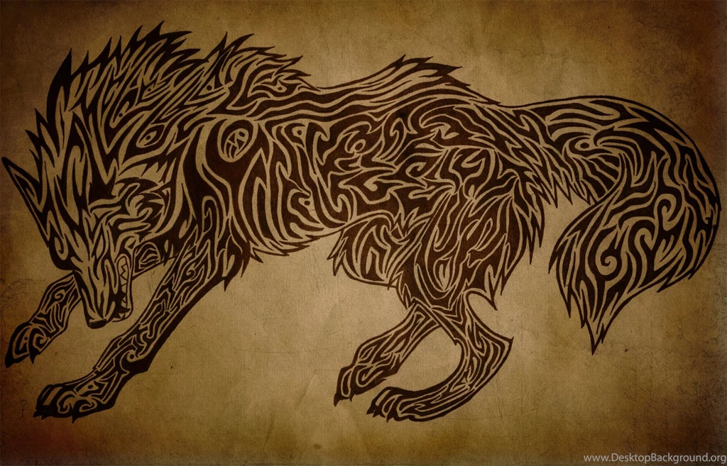 Tribal Art On Alpha Wolf Ocs   DeviantArt