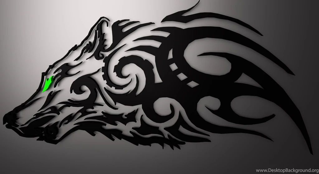 Tribal Wolf (White) Low Polly Render : Blender By Kidus333 On ...