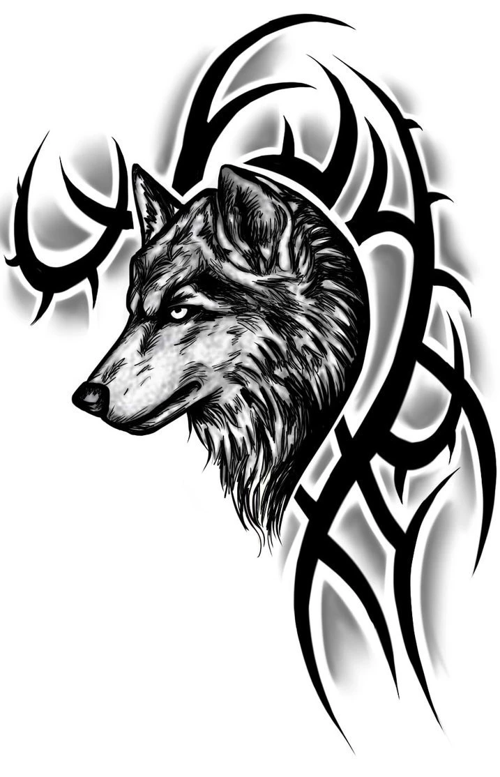 Tribal Wolf Tattoo Design By InstilledPhear On DeviantArt