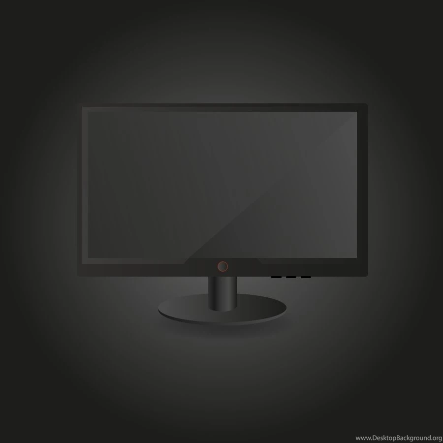 Computer Monitor Dark Backgrounds Free Vector