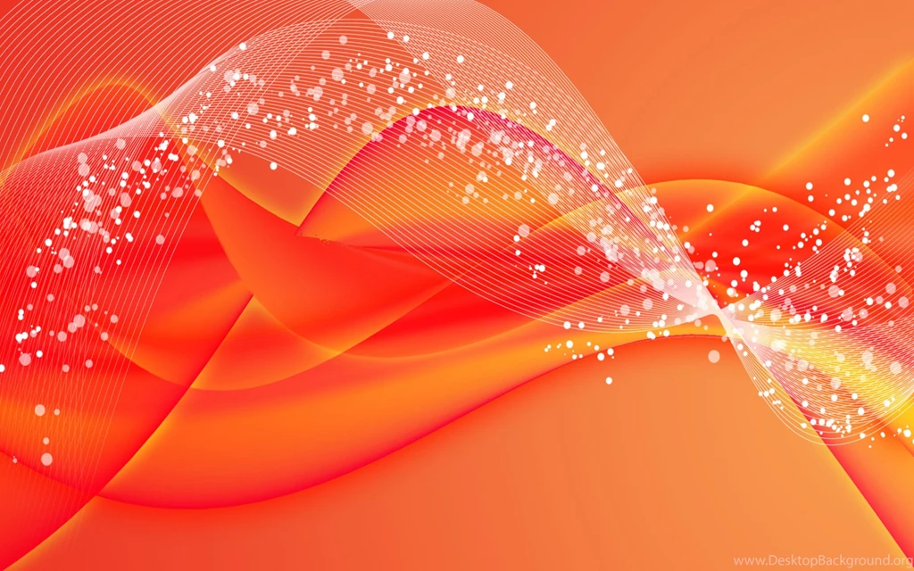 Orange Abstract Art