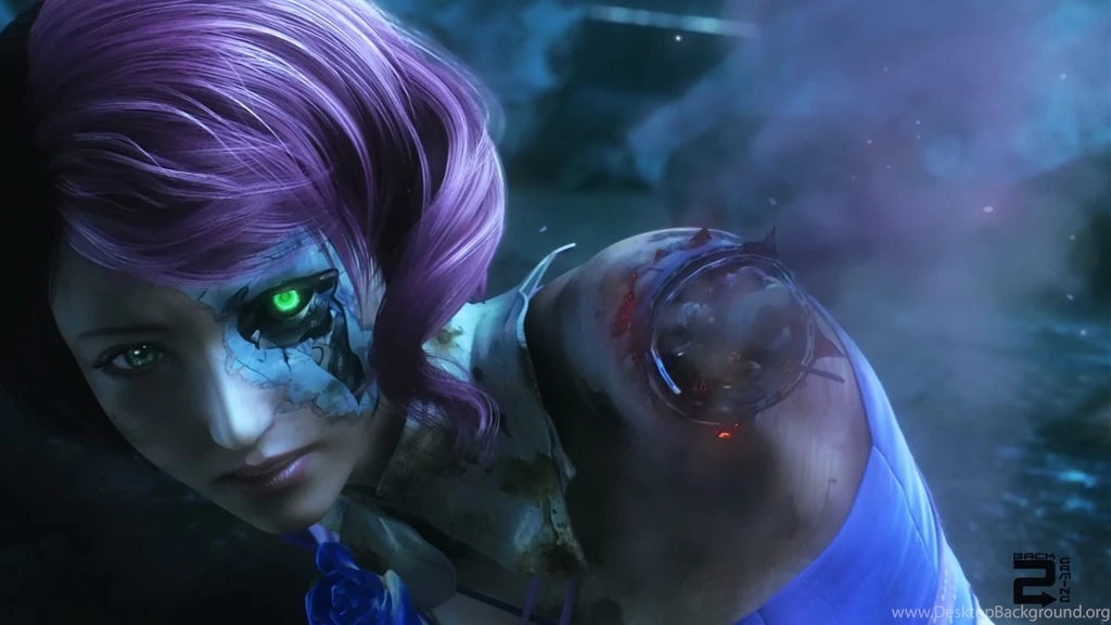 Download Wallpapers Alisa Bosconovitch, Tekken 6, Cyborg, Girl, Art ...