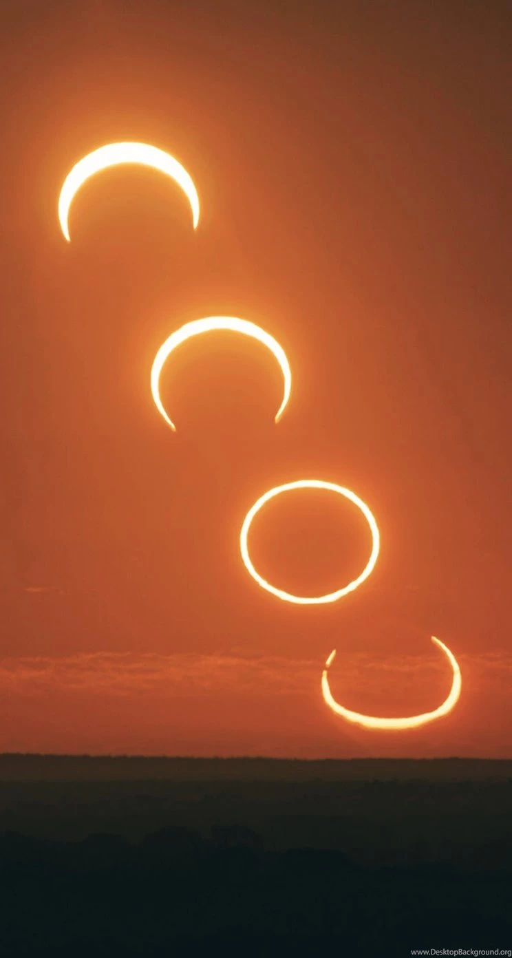 Ring Of Fire Suns iPhone 5 Parallax Wallpapers (744x1392)