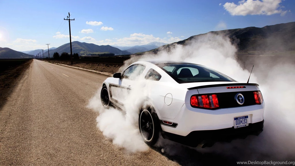 Cars Ford Mustang Burnout Topgear Wallpapers
