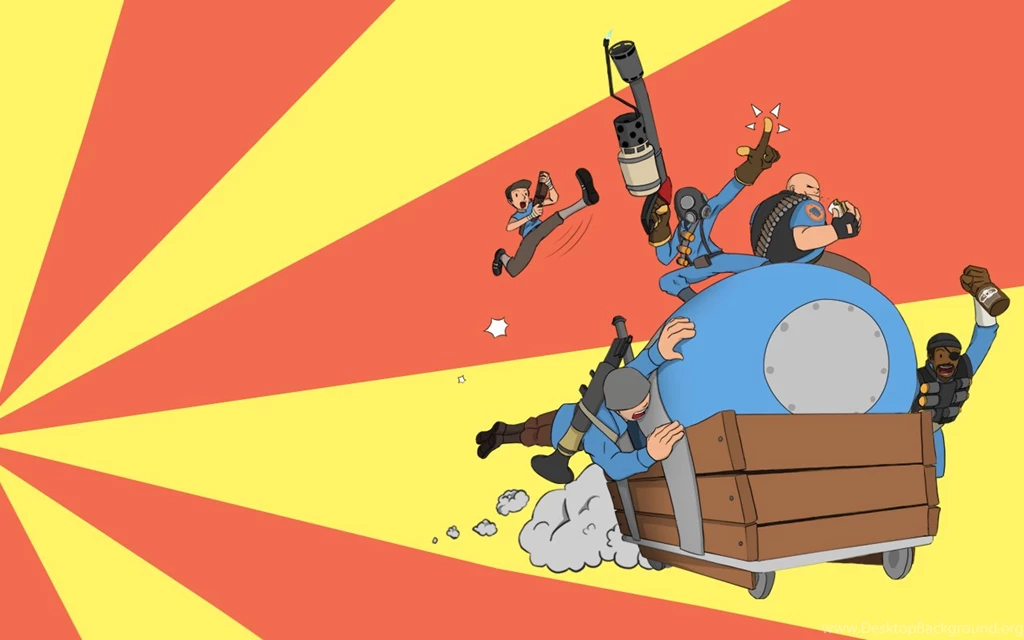 Heavy Tf2 Pyro Scout Demoman Cart Team Fortress 2 Soldier Payload ...