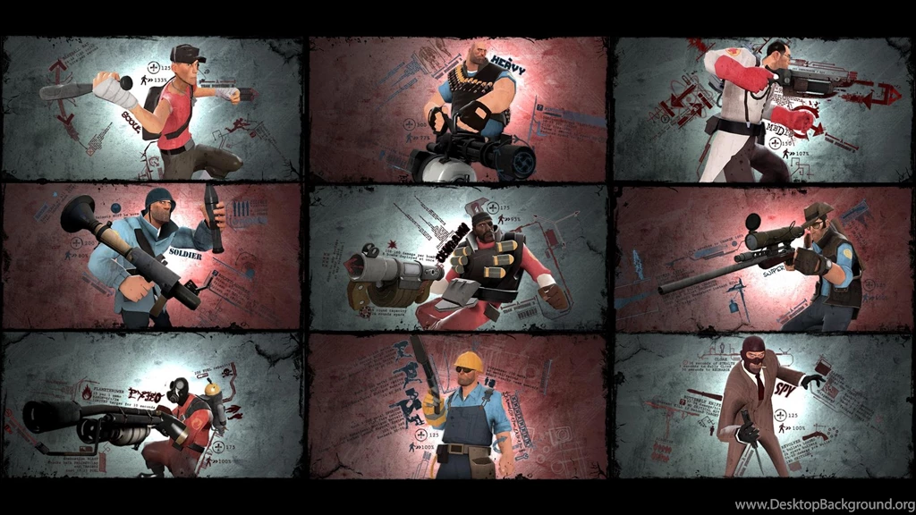 18 Games Desktop Wallpapers : 903883 TF2 Wall