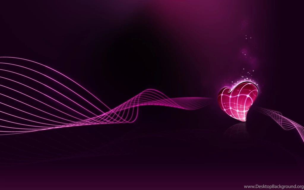 Heart Abstract Love Pink Desktop Wallpapers At GetHDPic.com