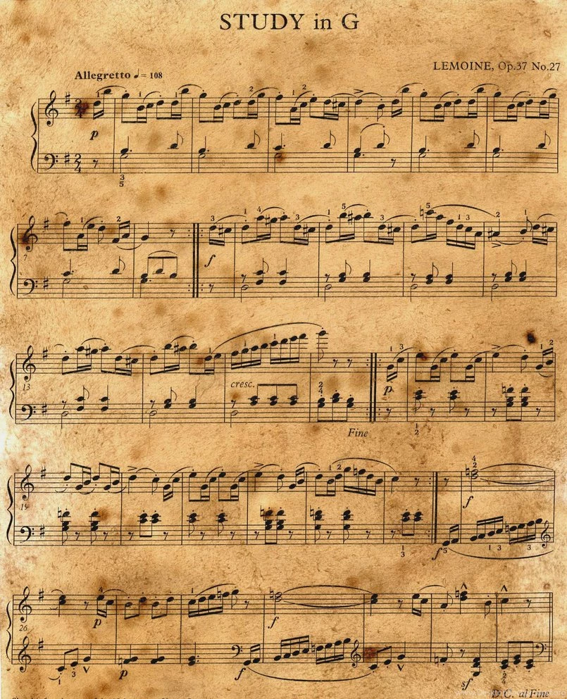 Music Sheet Vintage On Pinterest