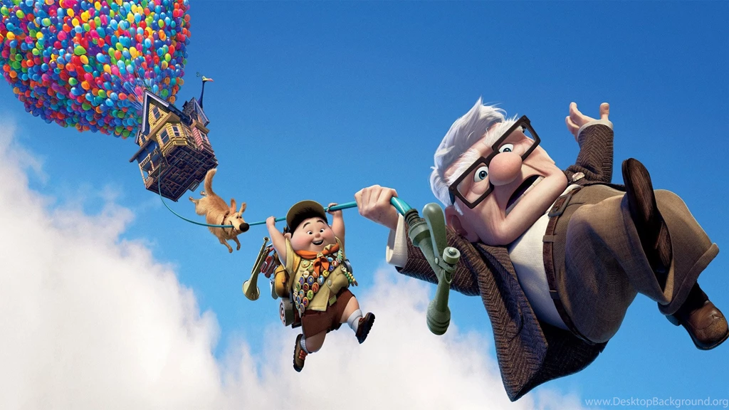 Pixar's Up Movie Characters Design Desktop Wallpapers