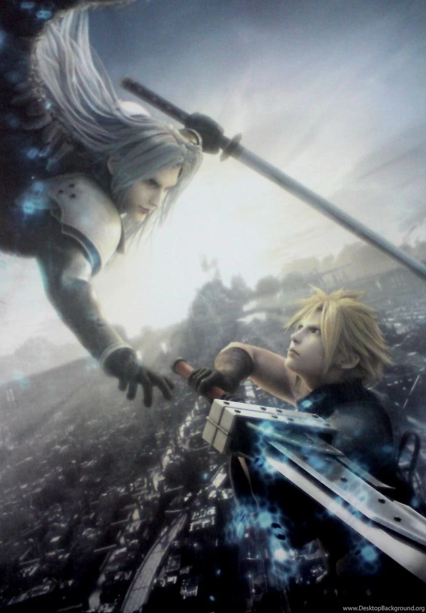 FF VII AC : Cloud VS Sephiroth By Moluscum On DeviantArt