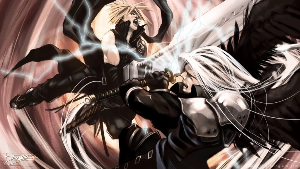 Final Fantasy Cloud And Sephiroth