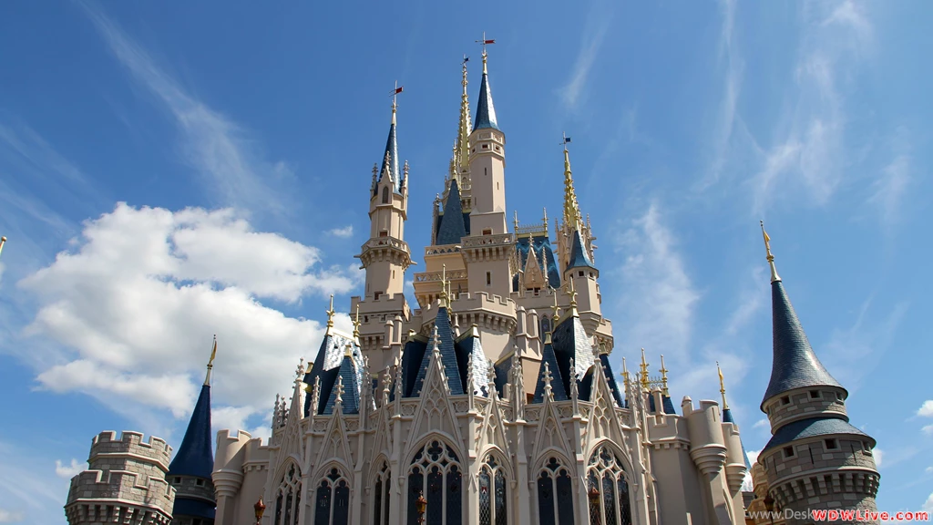 Cinderella Castle: The Back Of Cinderella Castle Against A ...