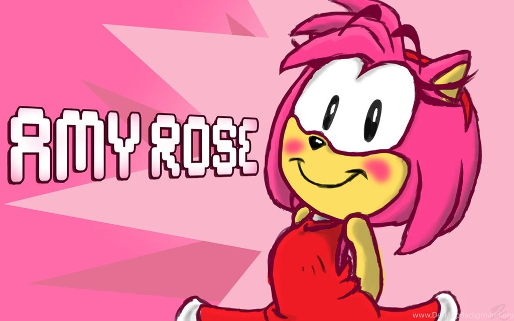 Wallpaper: Amy Rose By Piggybank12 On DeviantArt
