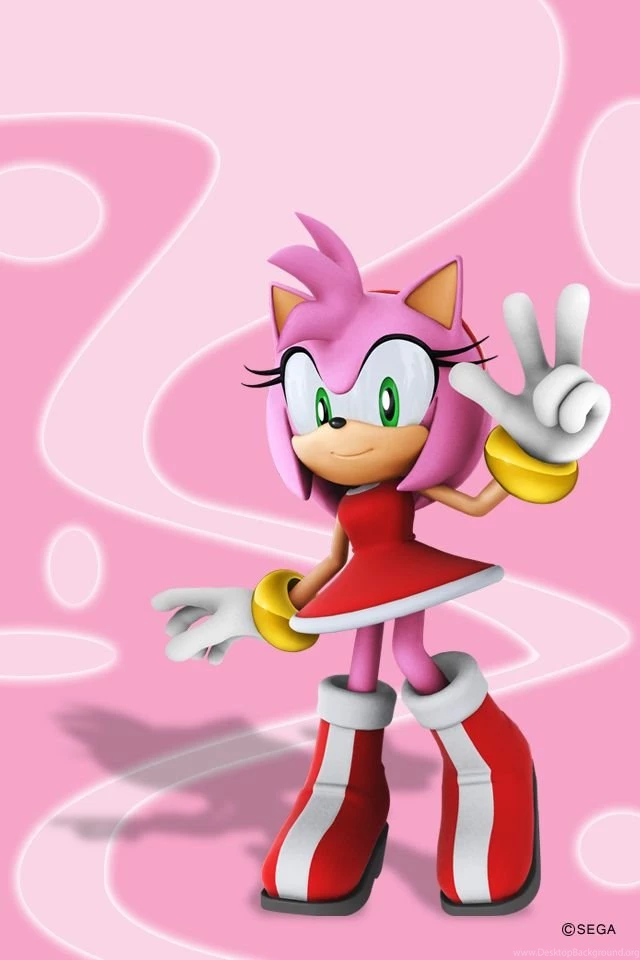 Amy The Hedgehog iPhone 4 Wallpapers