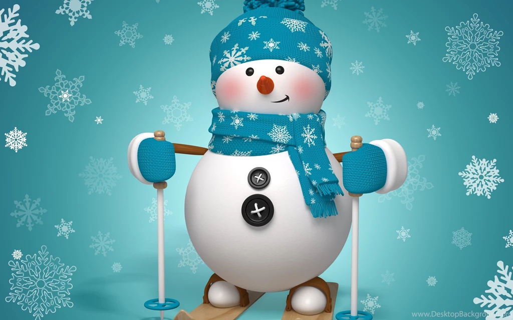 Snowman Ready To Ski Uhd Wallpapers Ultra High Definition ...