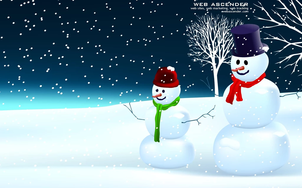 Snowman, Wallpaper, Globe, Winter (