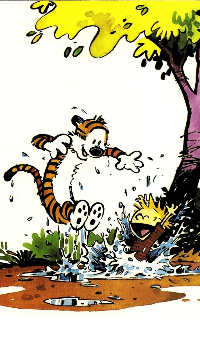 Calvin And Hobbes iPhone 5 Backgrounds