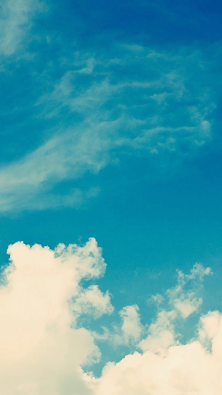 IOS 8 Blue Sky Clouds iPhone 6 Wallpapers / IPod Wallpapers HD ...