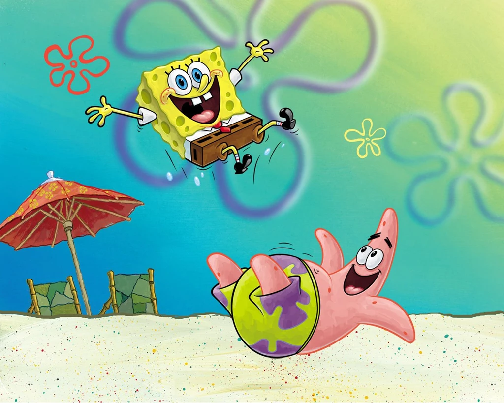 Spongebob And Patrick Happy Backgrounds Wallpapers