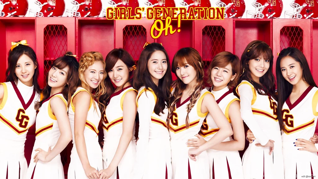Hand painted SNSD Desktop Background: A Unique Way To 'Paint' Your ...
