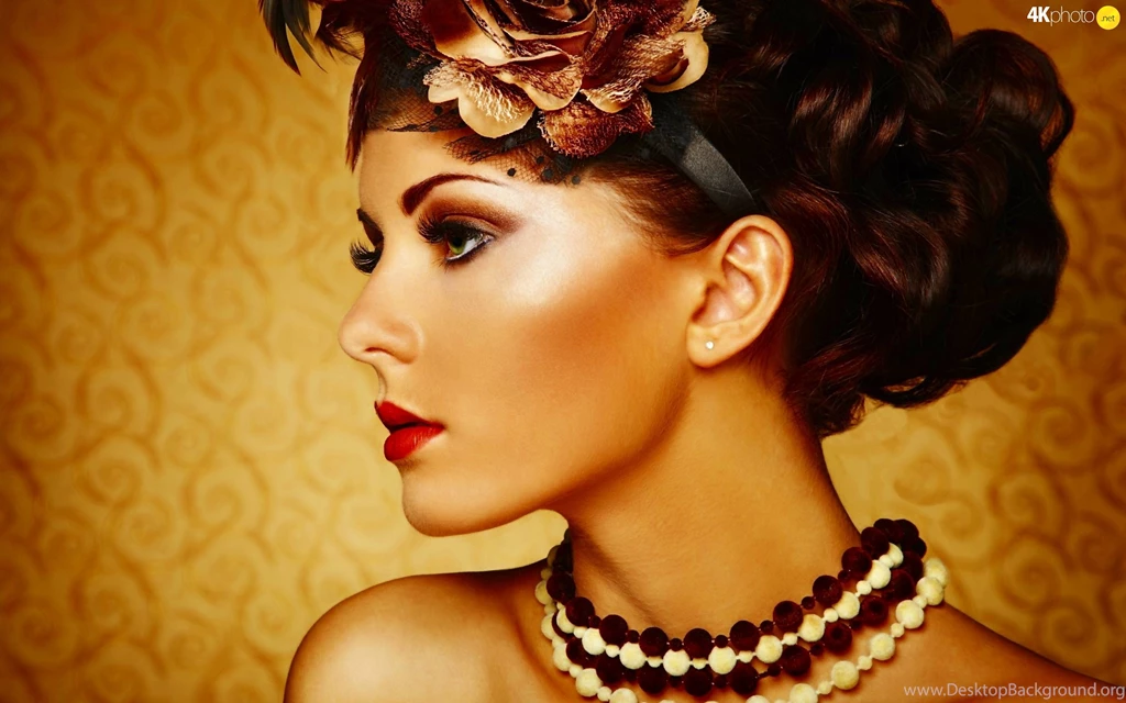 Profile, Make up, Women, Jewellery Puzzle Jigsaw Wallpapers ...