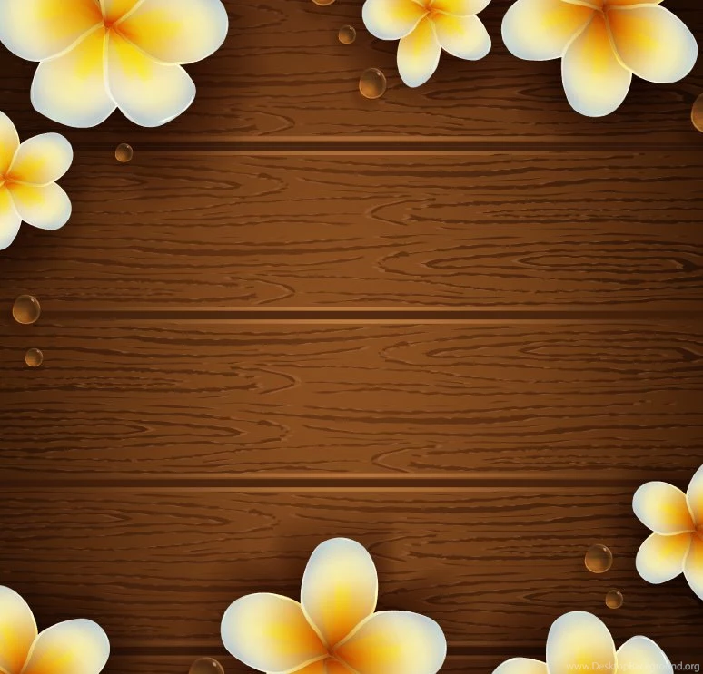 Plumeria Decorative Wood Grain Backgrounds Vector Material Plumeria ...