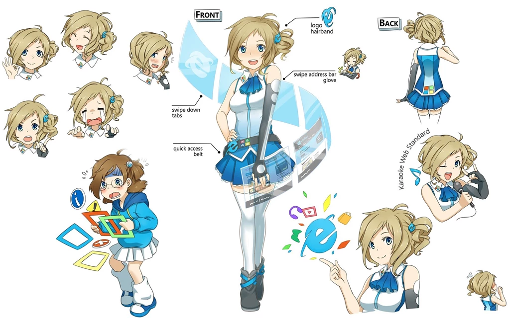 Internet Explorer Aizawa Inori Internet Explorer Microsoft Os tan ...